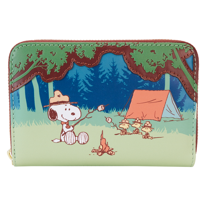 Peanuts 50th Anniversary Snoopy's Beagle Scouts Zip Around Wallet